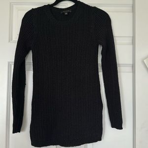 Ann Taylor black knit wool sweater